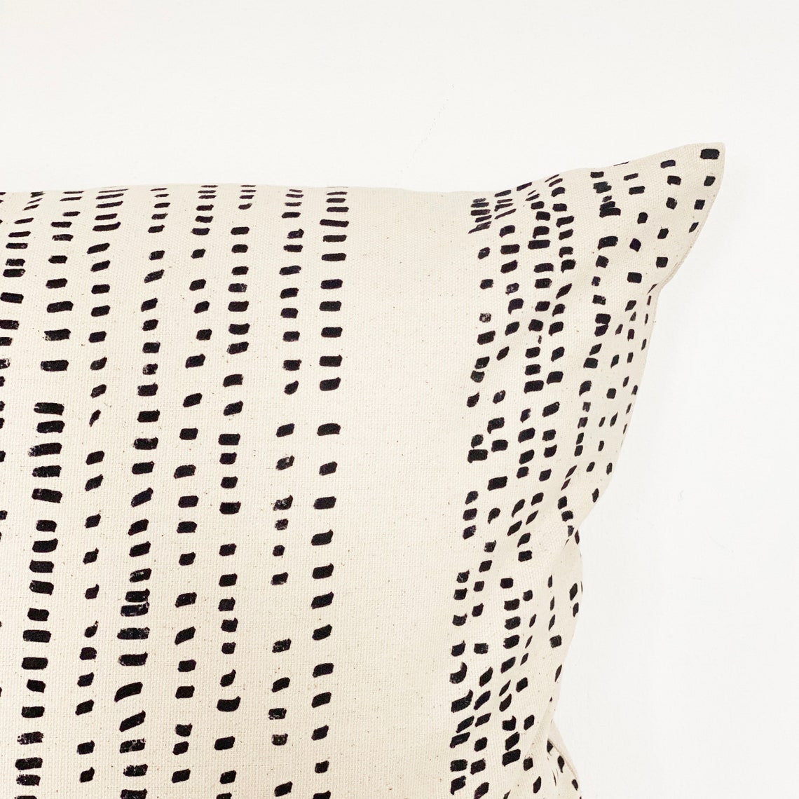 Boho Cushion Cover Organic Cotton Pillow Cover Made In Uk Etsy