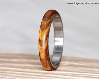 Vinegar tree wood ring made of wood wooden ring wedding ring engagement ring friendship ring handmade natural jewelry wedding rings handmade