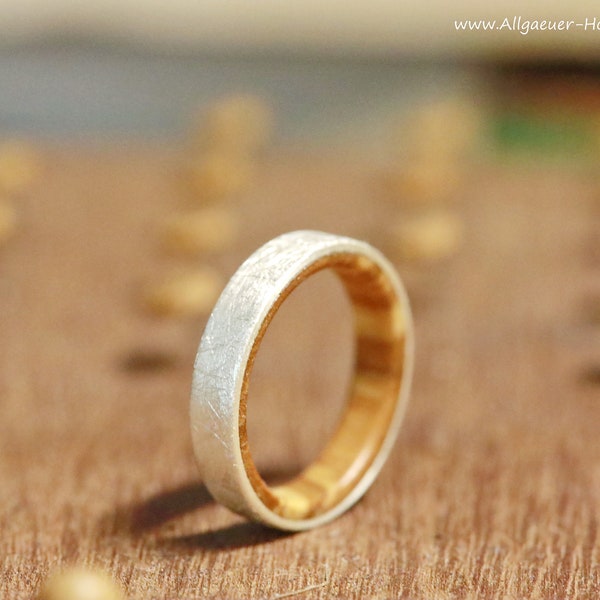 Olivenholz Ring aus Holz Holzring Ehering Verlobungsring Freundschaftsring handgefertigter Naturschmuck Hochzeitsringe handmade