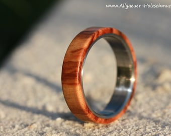 Rings Ring olive wood Ring made of wood Wooden ring Wedding ring Engagement ring Friendship ring handmade natural jewelry Wedding rings handmade