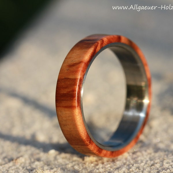 Ringe Ring Olivenholz Ring aus Holz Holzring Ehering Verlobungsring Freundschaftsring handgefertigter Naturschmuck Hochzeitsringe handmade