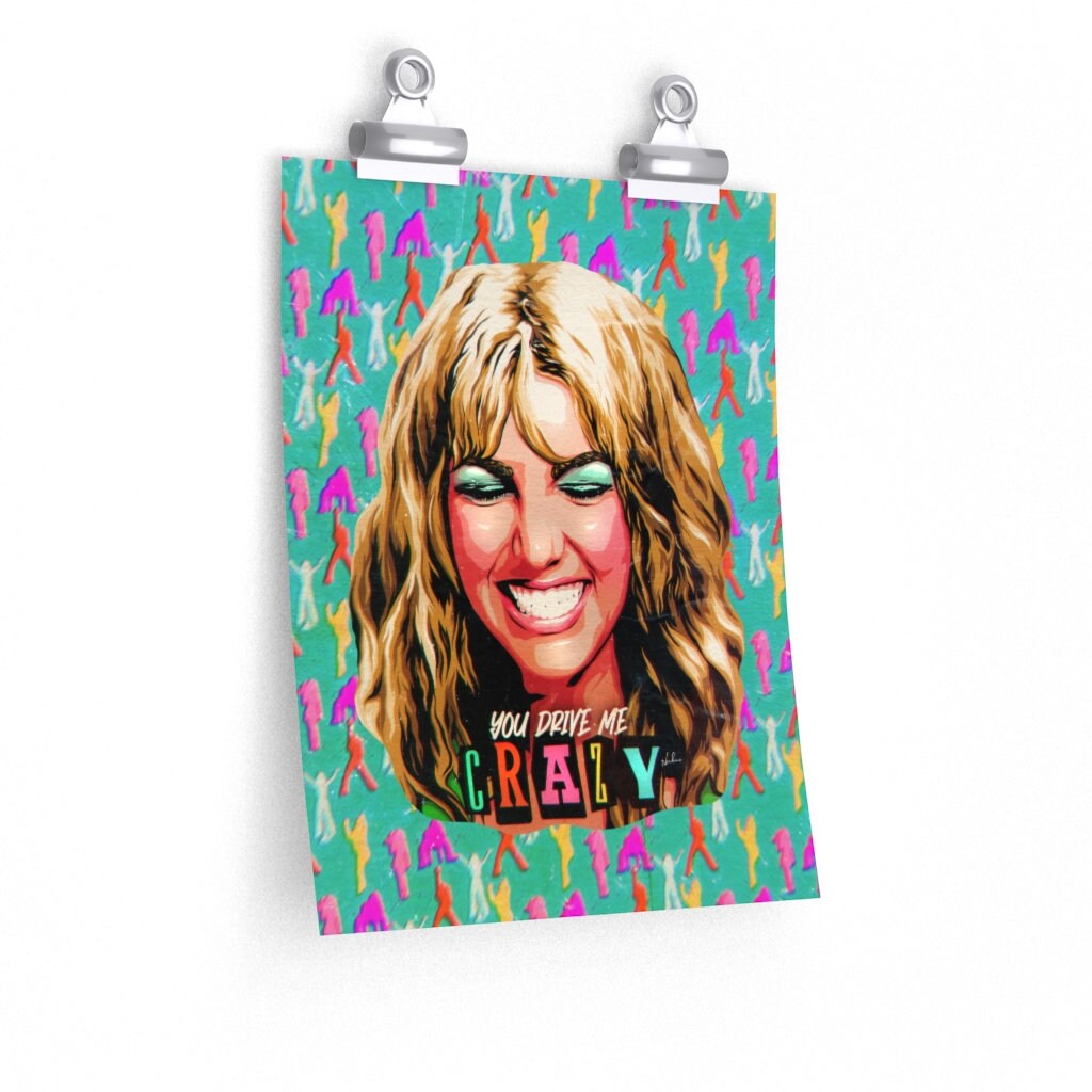 You Drive Me Crazy Coloured BG Premium Matte vertical Etsy