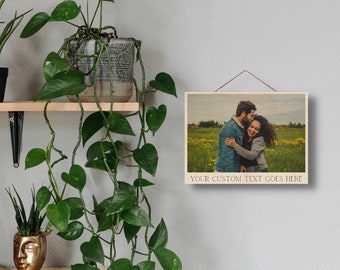 Valentines Wood Photo Frame With Quote Gifts For Men Personalized Photo On Wood Boyfriend Christmas Gift Wedding Gifts For Her Couple Gift