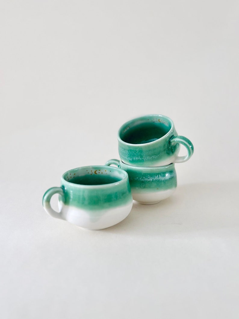 Hugging Moon 抱月 Grande Cup, Custom Order Handmade Ceramics The Moon The Sea image 1