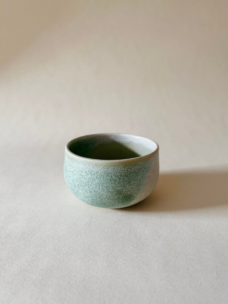 Tranquil Night 靜靜 Petit Cup Handmade Ceramics The Moon The Sea image 2