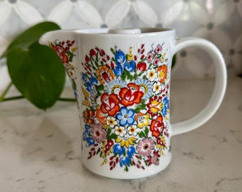 Vintage 1970s Cepelia Opolska Opole Hand Painted Creamer