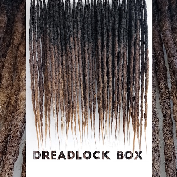 High Quality Realistic Hand Crocheted Dreadlock * Dread extension * Faux Loc * Brown * Synthetische Dread* Faux Dread * Black * Rastalocken