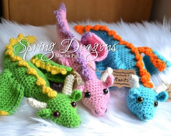 Spring Dragons Crochet Pattern