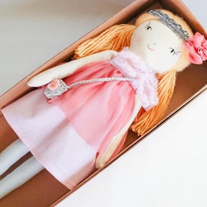 Handmade Linen Rag Doll: Personalized Heirloom Keepsake Gift