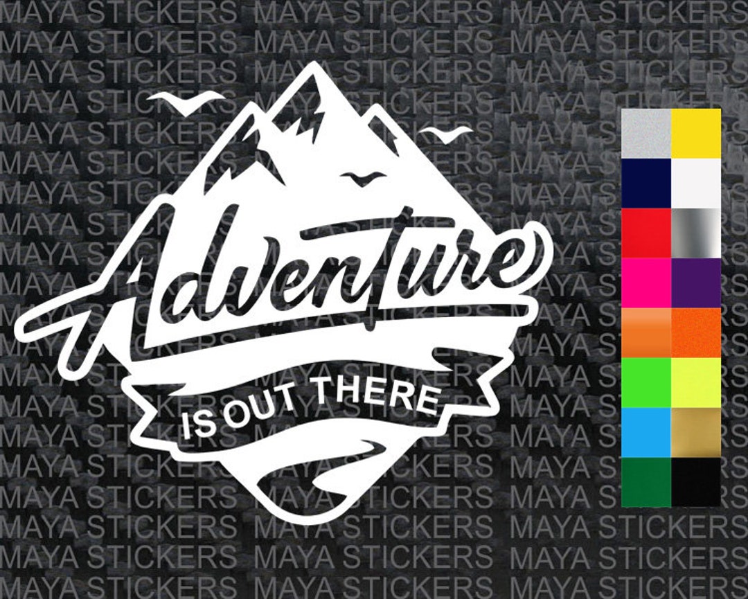 Adventure is Out There Sticker for Motorcycles and Cars - Etsy