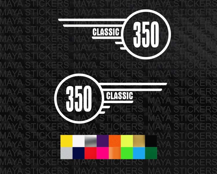 Classic 350 Old Logo Stickers Compaitible With Royal Enfield Classic ...