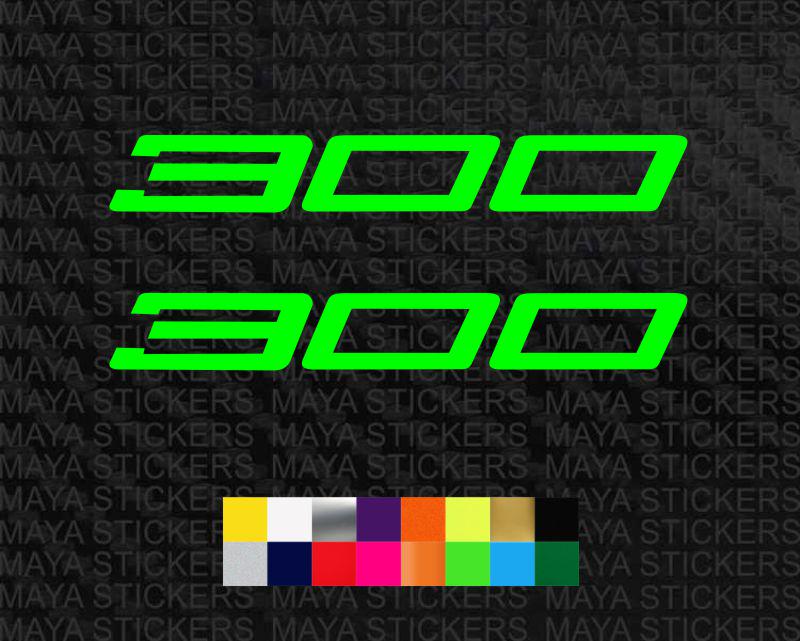 2 X 300 Logo Sticker Compatible With Ninja 300 and Versys 300 - Etsy