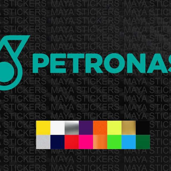 Petronas logo stickers for cars and motorcycles