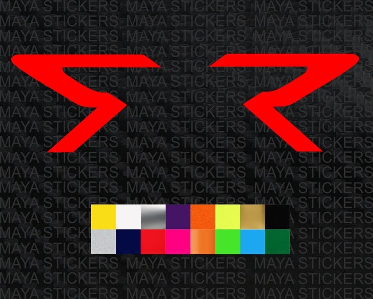 Wheel Rim Decals Triumph Street Triple 765 R Red And White (Closeout