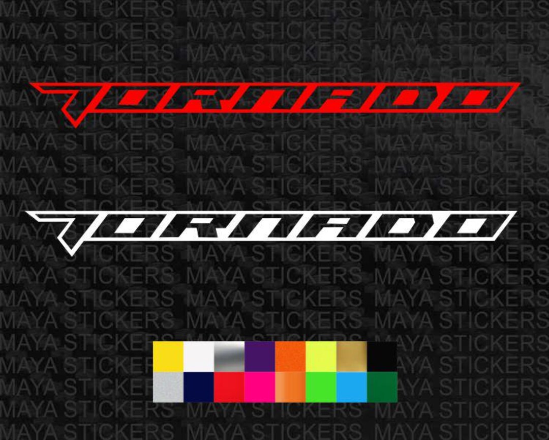 Tornado Logo Decal Sticker Compatible With Tornado 500, Tornado 400 and ...