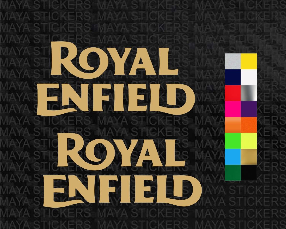 royal enfield bike stickers