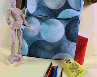 Handmade A3 Sketchbook Bag, Art Portfolio Tote, College Book Bag