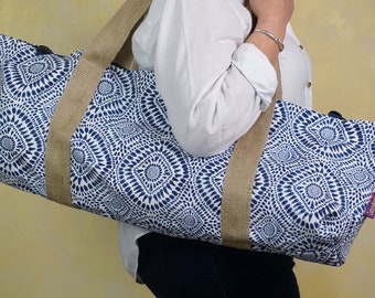 yoga bag, yoga mat bag, yoga equipment bag, yoga accesories bag, yoga hold all, yoga mat carrier, gift for yoga fan, yoga student gift, yoga