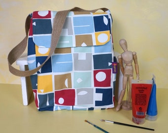 A3 Sketchbook, Handmade Art Portfolio Tote, College Bag, Small Batch