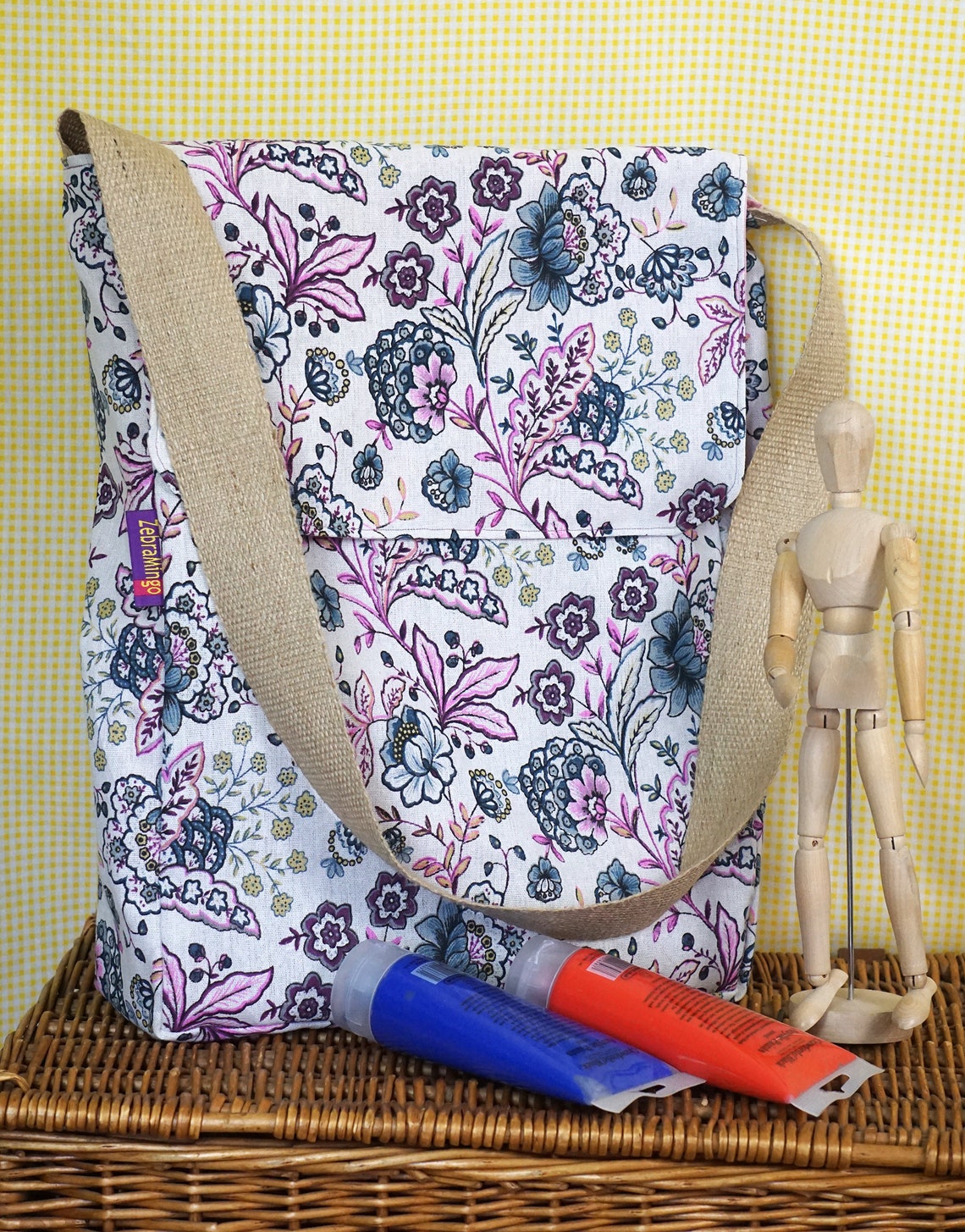 Sketchbook Bag cadeaux pour artistes bleus et violets sac Etsy