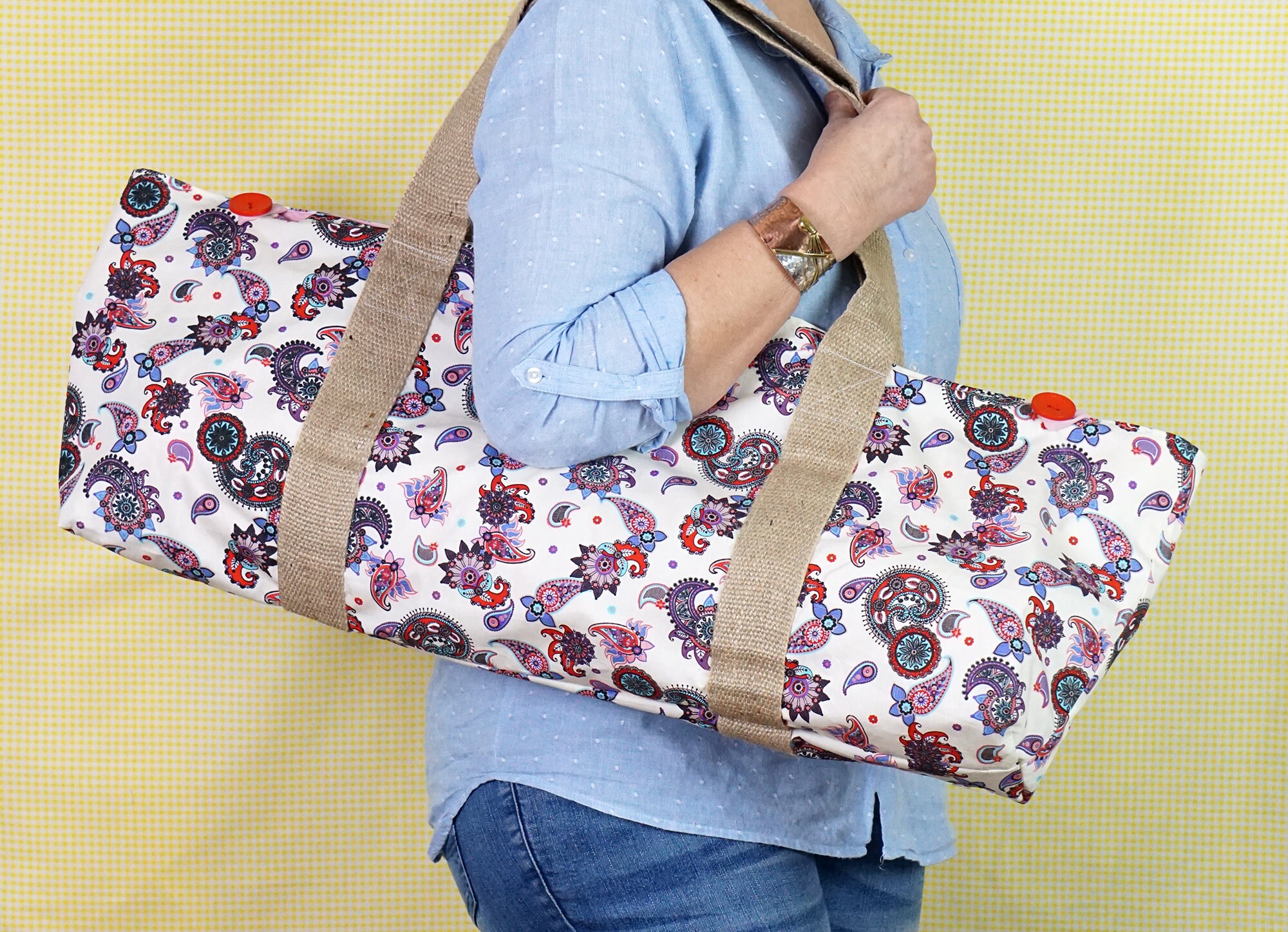 handmade yoga mat bag Mirror Work Yoga Bag Embroidered Cotton yoga mat Bag Combo Gift For Yogis /& Yoginis Vintage Yoga mat Bags