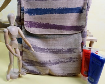 Handmade A3 Sketchbook Bag, Art Portfolio Tote, College Book Bag, Artist Gift
