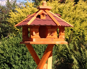 Vogelhuisje met standaard behandeld type 4