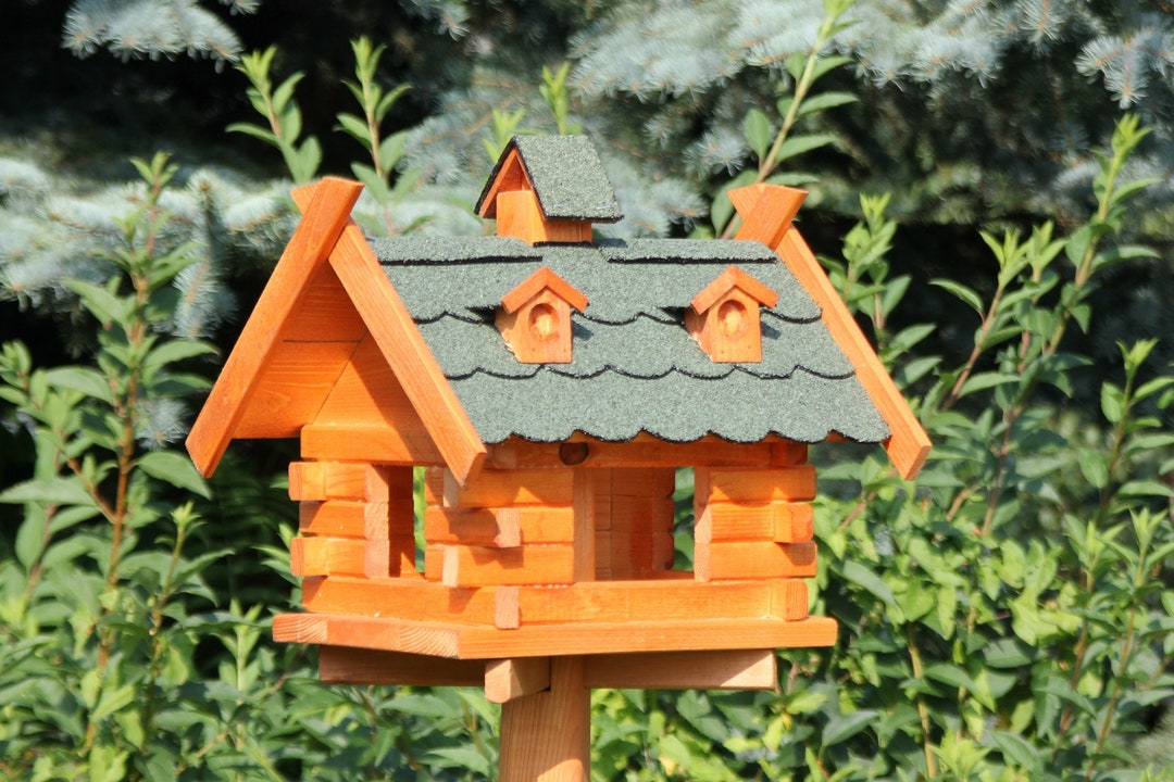 Vogelhaus mit Solar viereckig Birdhouse quadrangular Typ 8 Etsy.de