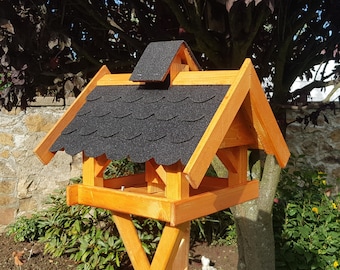 Vogelhaus mit Solar viereckig Birdhouse quadrangular Typ 33