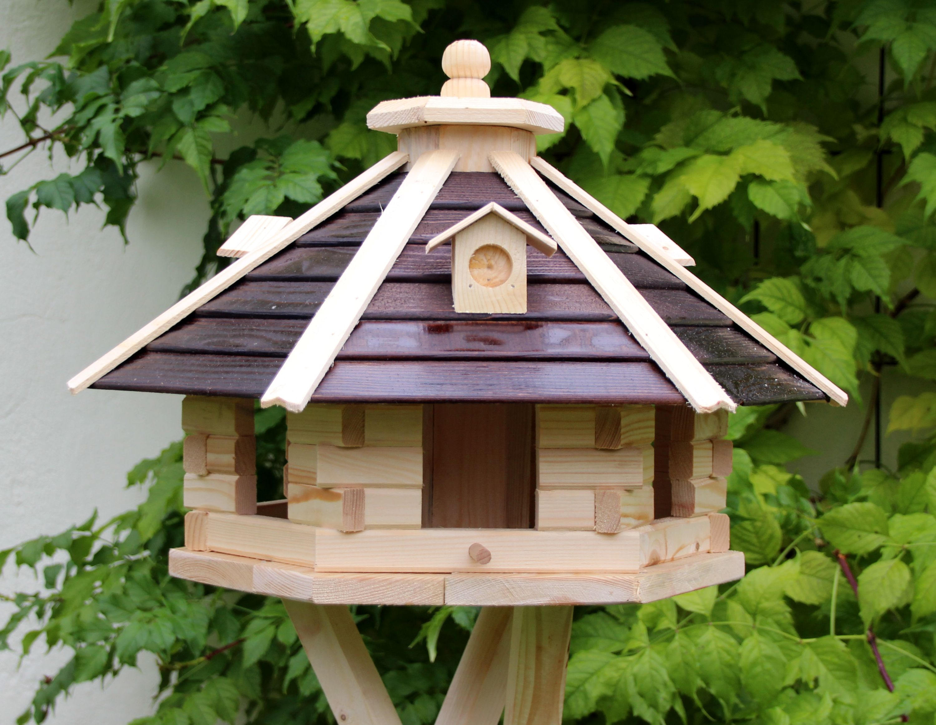Großes Vogelhaus mit Ständer und Solarbeleuchtung Birdhouse Etsy
