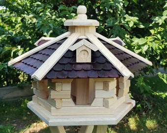 Vogelhuisje met houten shingles Vogelhuisje Type 37