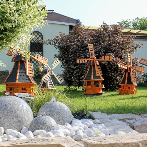 Mulino A Vento Rainbow Moulin 31cm - Girandola Decorativa Da Giardino Colorata - Foto 13