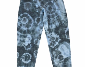 Ocean tie dye high waisted joggers