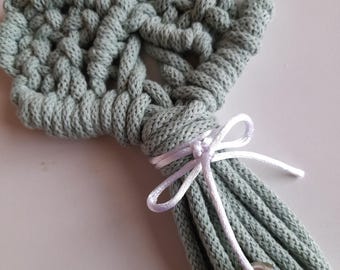 Macrame heart hanging decoration