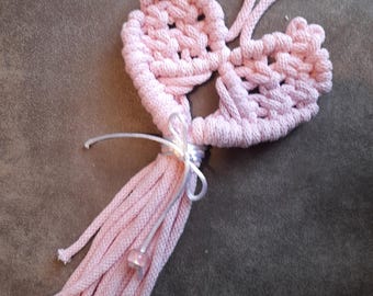 Macrame Heart. Hanging Decoration. Handmade