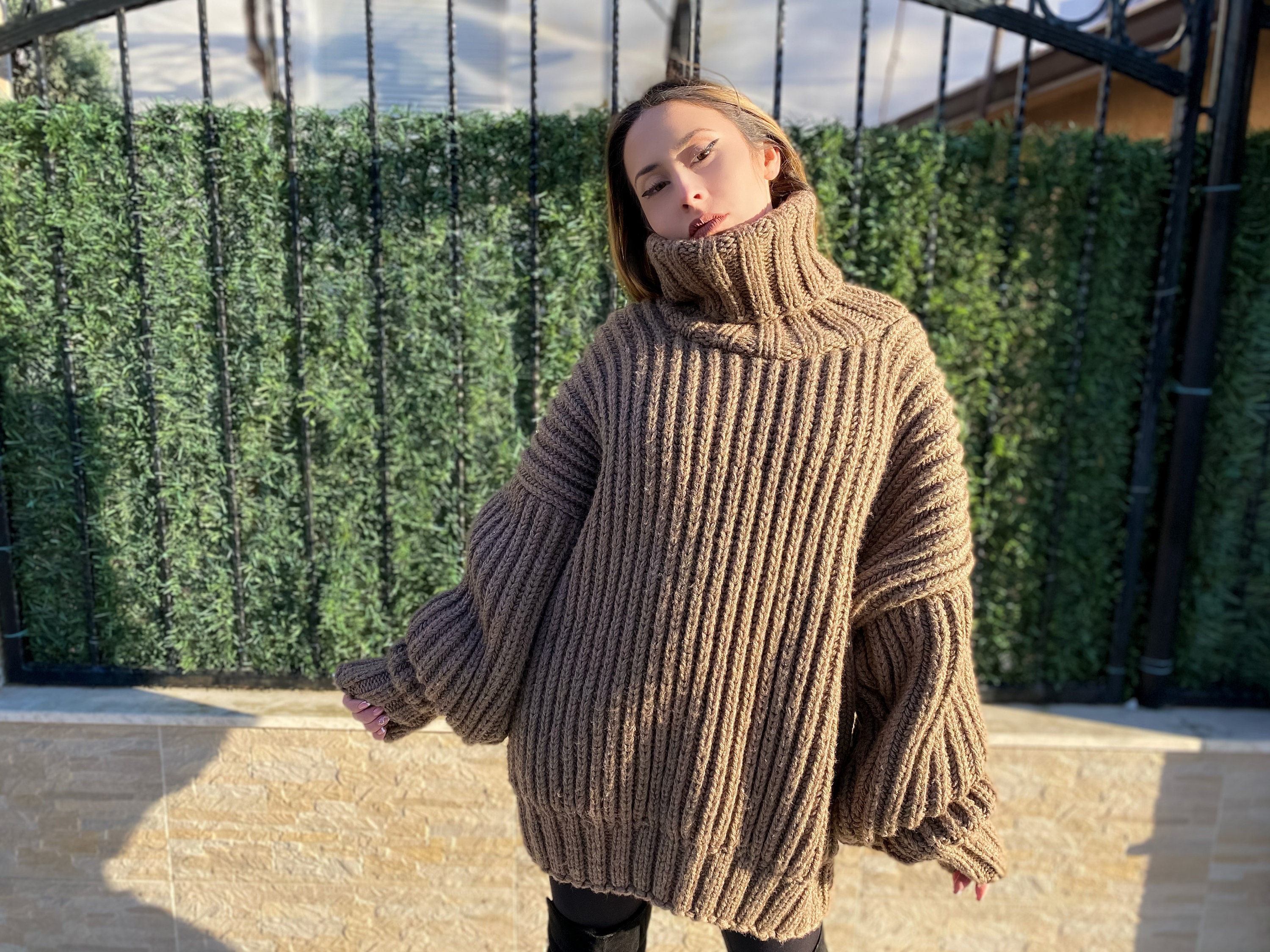 Made to Order Wool Sweater English Rib 