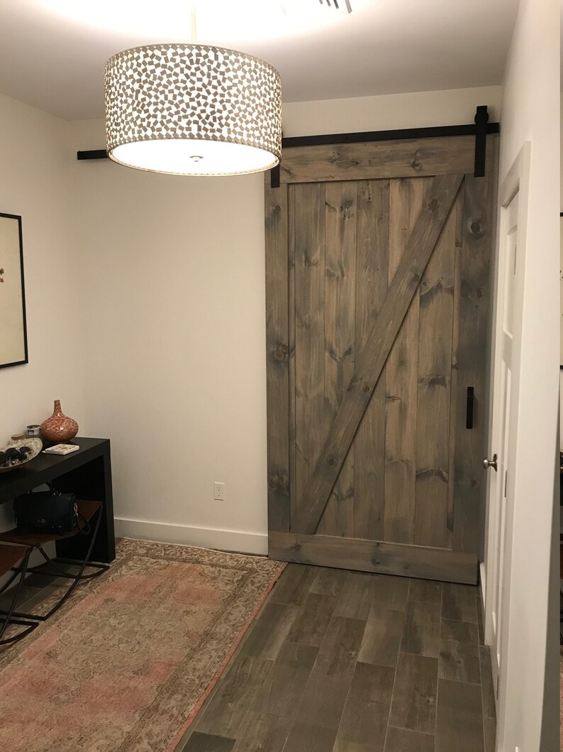 Custom Barn Door ZBrace with Border Etsy