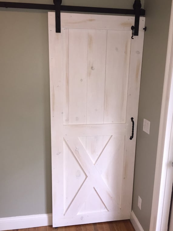 Custom Rustic Barn Door Made To Order Half X Brace With Border