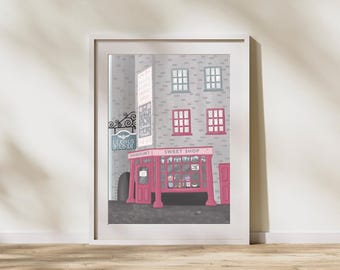 Wizarding World Sweet Shop Print | Magical Home Decor | Digital Download