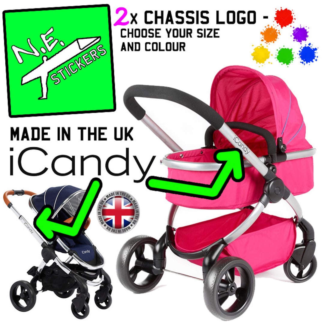 Icandy logo store stickers