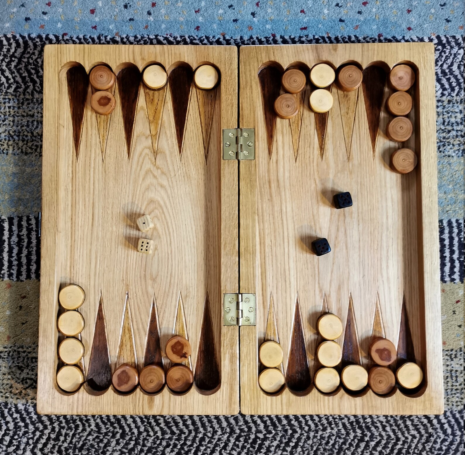 Backgammon nardy Board for 100 Years Board Game Etsy
