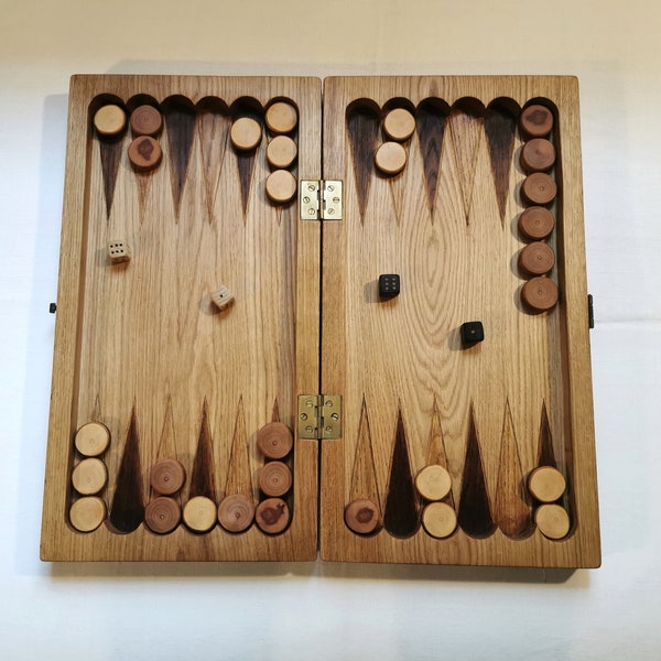 Backgammon (Nardy) plateau: « Depuis 100 ans » - Jeu de société