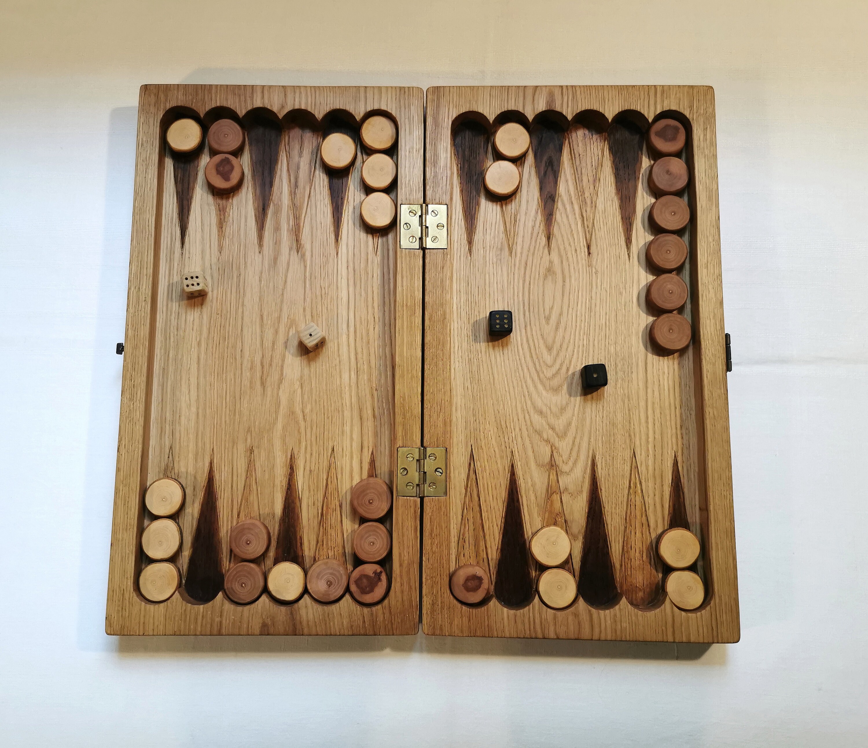 Backgammon (nardy) Board: “for 100 Years” - Board Game - Etsy