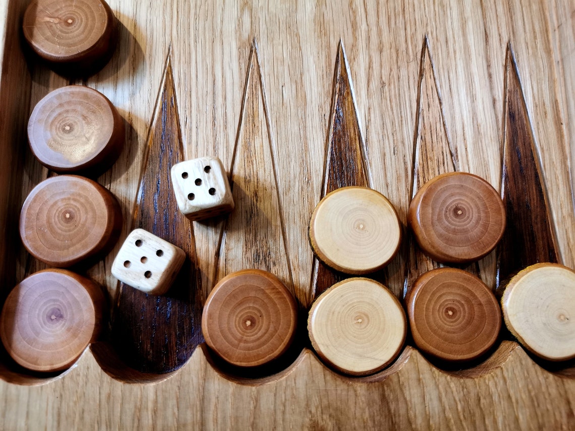 Backgammon nardy Board for 100 Years Board Game Etsy