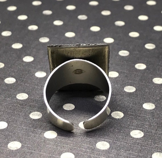 steel ring blue signed lord python - image 6