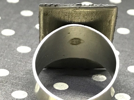 steel ring blue signed lord python - image 4