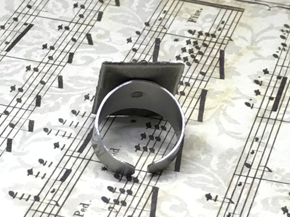 steel ring blue signed lord python - image 3