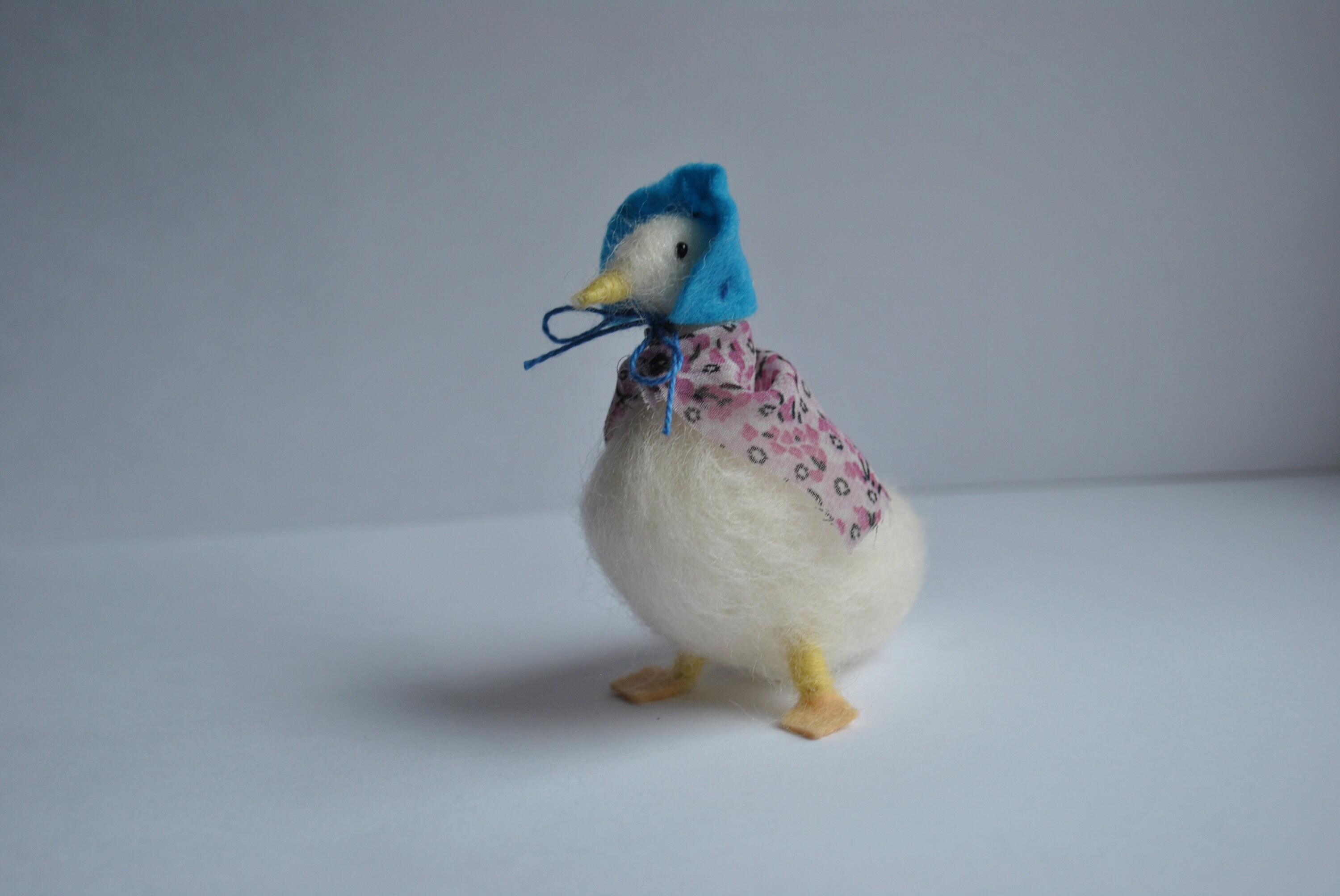 Needle felted Duck Jemima cute Clara Cryackwood felt stuffed Etsy