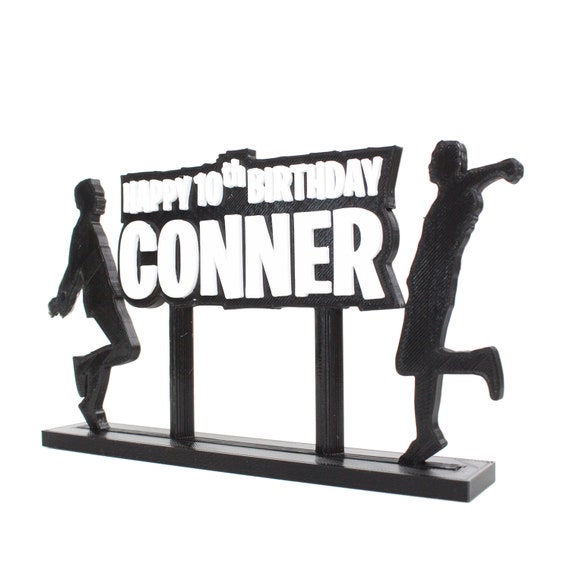 Personalized Shoot Hype Dance Happy Birthday Cake Topper With Etsy