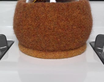 Orange Rust Cozy for 8-Cup Chemex Coffee Maker